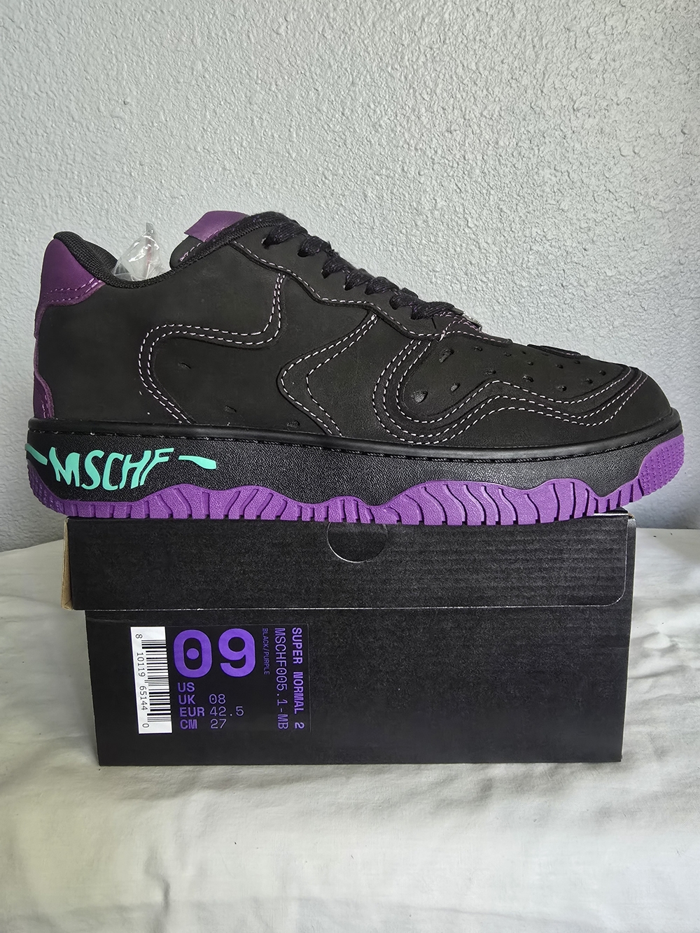 MSCHF Super NORMAL 2 Black with Purple Accents